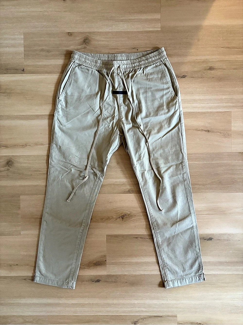 Fear of God Essentials Twill Pants Tan Large